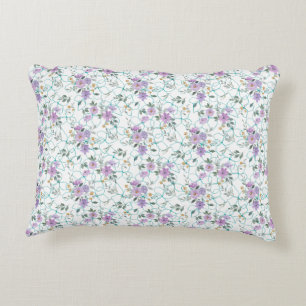Floral Pattern on Net 01 Decorative Cushion