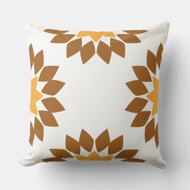 floral pattern pillow (Front)