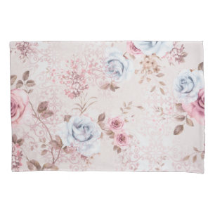 Floral pattern pillowcase