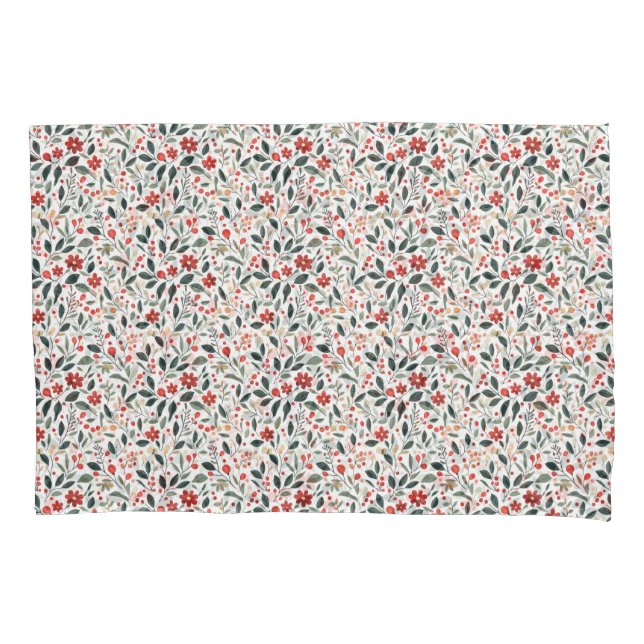 Floral Pattern Pillowcase (Front)