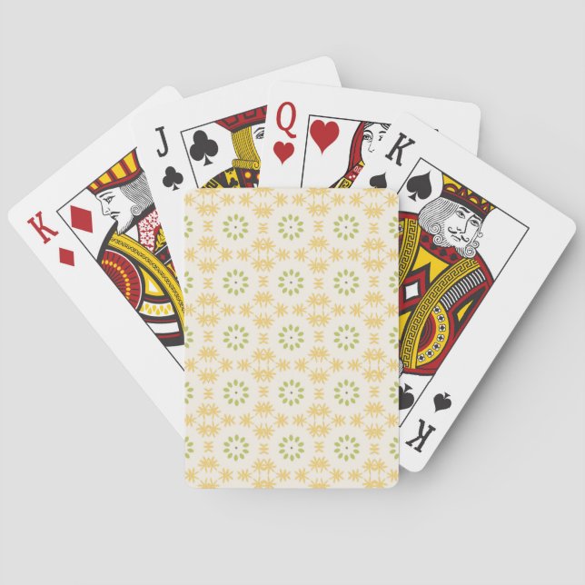 Floral Pattern Playing Cards (Back)