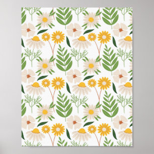 Floral Pattern Poster