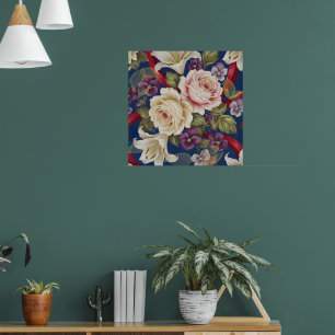 Floral Pattern Poster