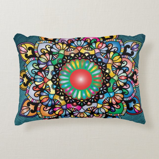 Floral Pattern Royalty  Decorative Cushion (Front)