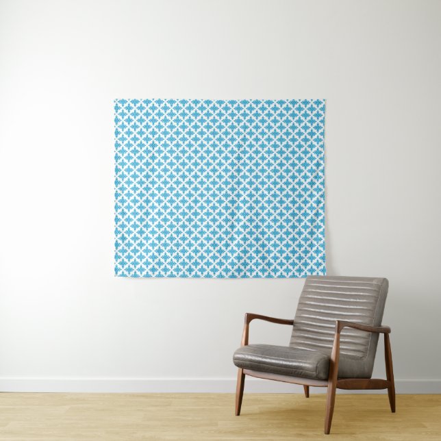 Floral Pattern Tapestry (In Situ (Horizontal))