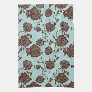 Floral Pattern Tea Towel
