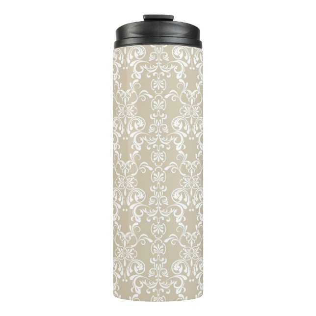Floral Pattern Thermal Tumbler (Front)