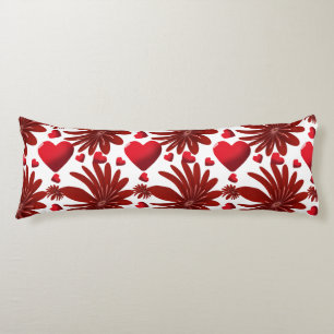 Floral pattern  throw blanket body cushion