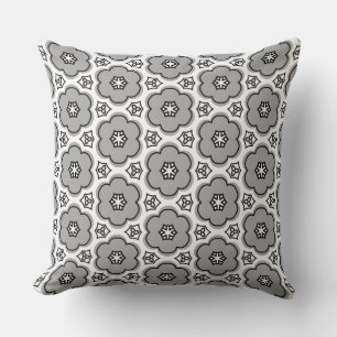 Floral Pattern Throw Pillow