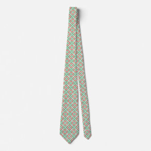 Floral pattern tie