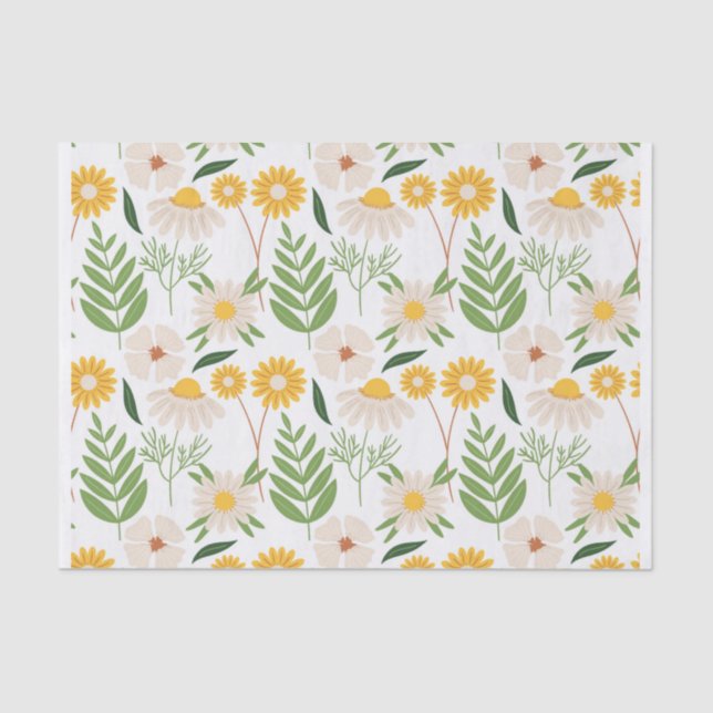 Floral Pattern Tissue Paper (Front)