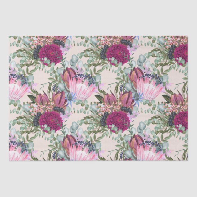 Floral pattern  tissue paper (Front)