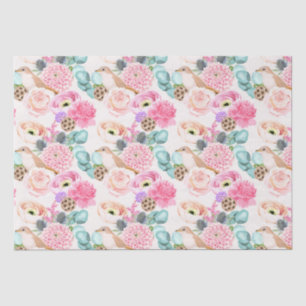 Floral pattern  tissue paper