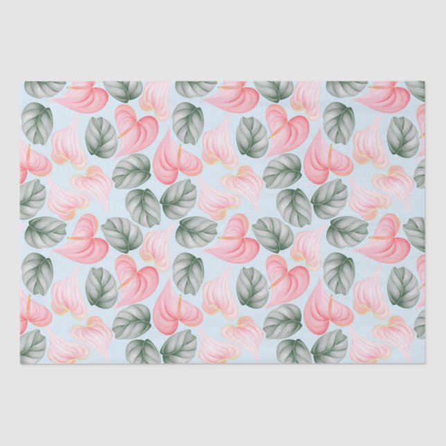 Floral pattern  tissue paper (Front)