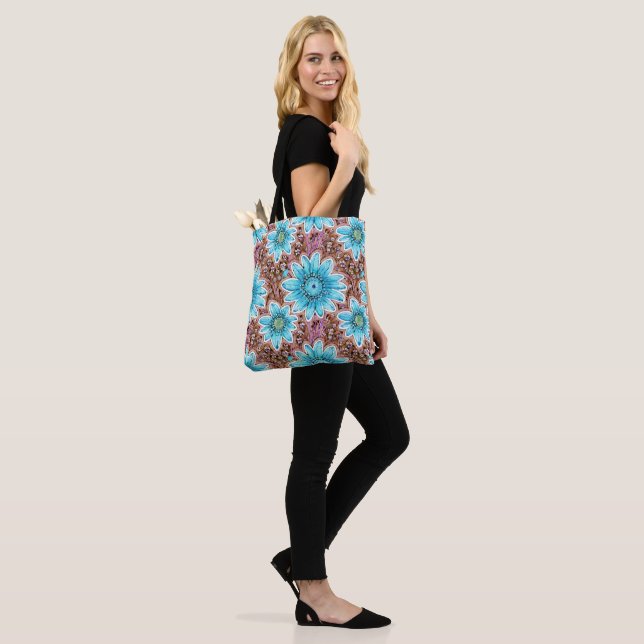 Floral Pattern  Tote Bag (On Model)
