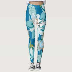 Floral pattern, versatile flower design. leggings