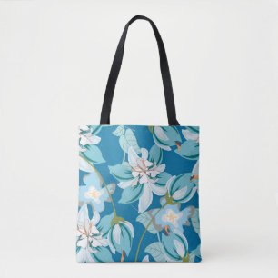 Floral pattern, versatile flower design. tote bag