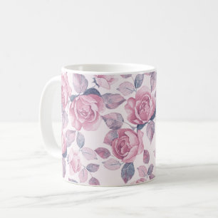 Floral pattern. Vintage roses Coffee Mug