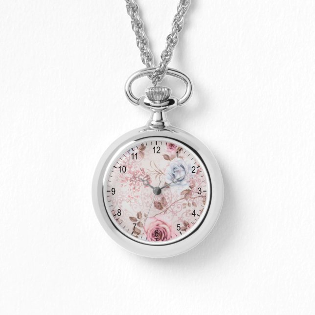Floral pattern watch (Front)