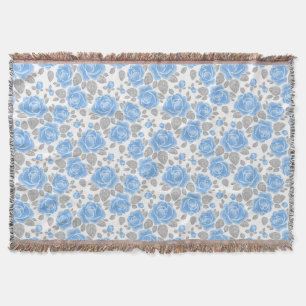 Floral pattern. Watercolor roses /2 Throw Blanket