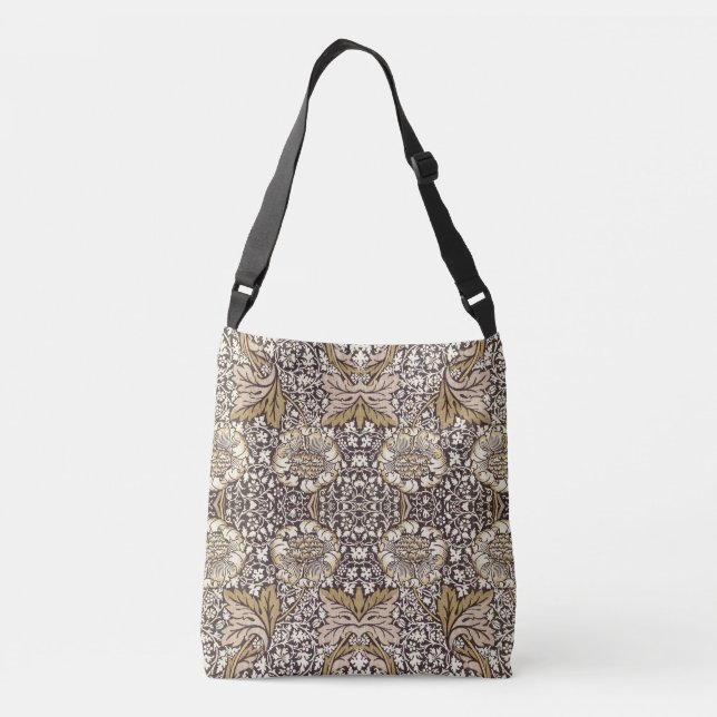 Floral Pattern - William Morris Crossbody Bag (Back)