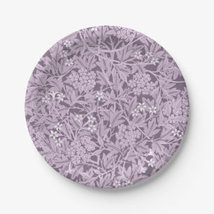 Floral Pattern William Morris Lavender Paper Plate