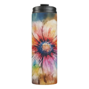 Floral Pattern with a Hint of Romance Thermal Tumbler