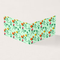 Floral pattern with coloured rose flowers
