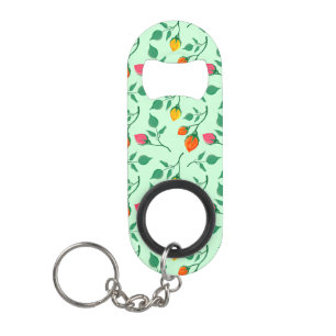 Floral pattern with coloured rose flowers