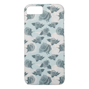 Floral pattern with rose iPhone 8/7 case