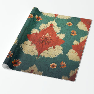 Floral Pattern Wrapping Paper