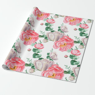 Floral pattern wrapping paper