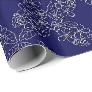 floral pattern wrapping paper