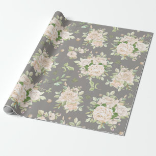 Floral pattern wrapping paper