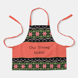 Floral Patterned Designer Apron