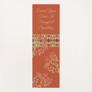 Floral Patterned Designer Yoga Mat