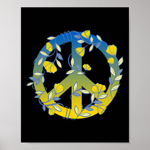 Floral Peace Sign Ukraine