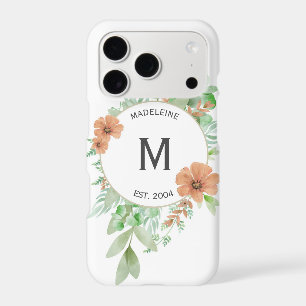 ‘Floral Peach’ - Personalized CaseMate iPhone Case