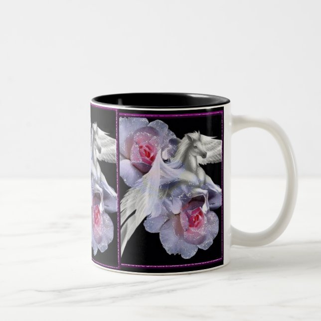 Floral Pegasus Mug (Right)
