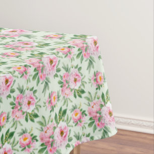 Floral Peonies Tablecloth 