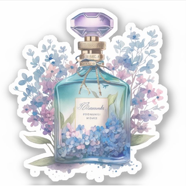 Floral Perfume Bottle (Front)