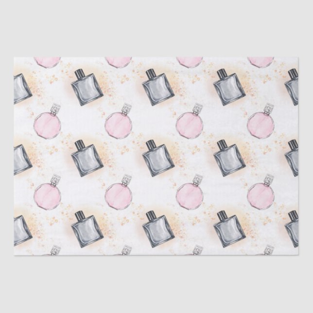  Floral Perfumes Pattern Tissue Paper (Front)