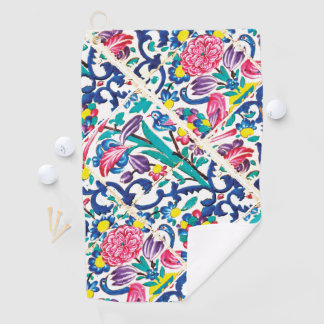 Floral persian Garden Golf Towel