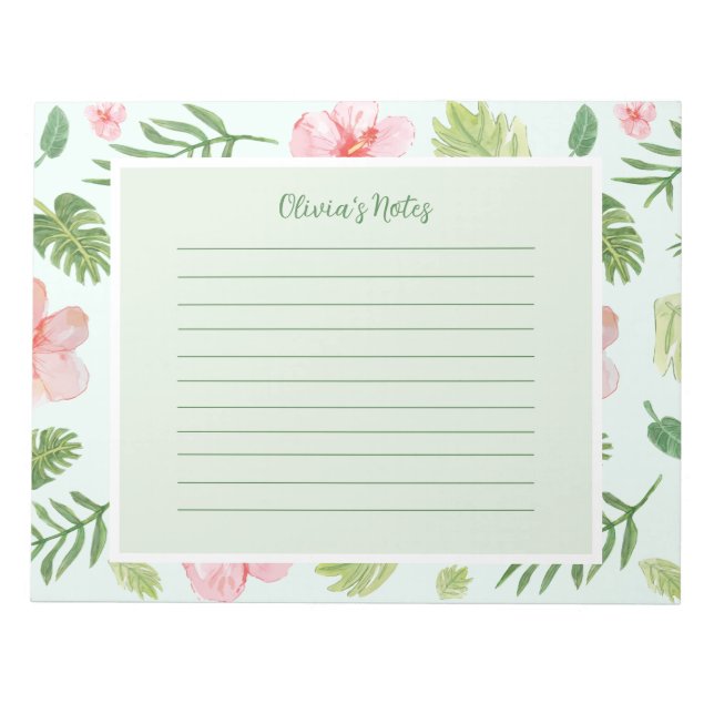 Floral Personal Notes (Front)
