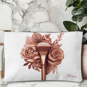 Floral Personalised Accessory Pouch
