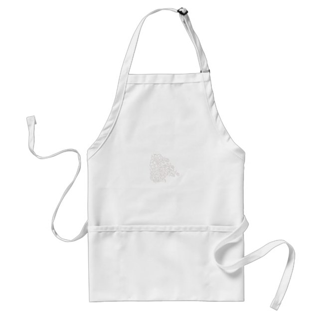 Floral & Personalised Aprons | Stylish Kitchen Gea (Front)