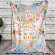 Floral Personalised Collage Name