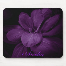 Floral Personalised Mouse Pad