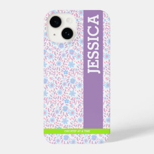 Floral Personalised Name iPhone Case