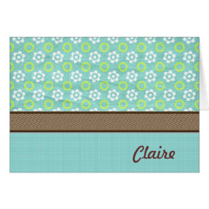 Floral Personalised Note Cards